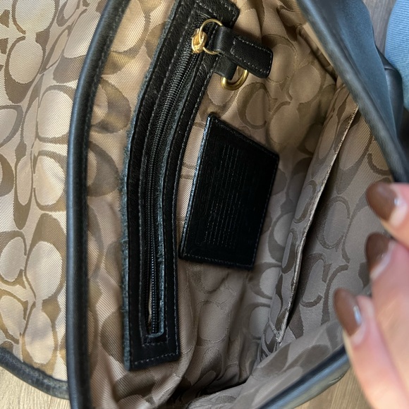 Coach Black Leather Satchel - Picture 4 of 8